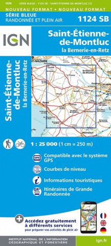 Saint-Etienne-de-Montluc. La Bernerie-en-Retz 1:25 000