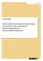 Kommunikationserfolg des Sponsorings. Eine Analyse unter besonderer Berücksichtigung der Kommunikationsquellen