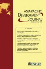 Asia Pacific Development Journal: Vol. 22, No. 1, June 2015