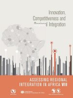 Assessing regional integration in Africa VII