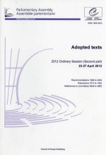 Adopted Texts: 2012 Ordinary Session (Second Part)