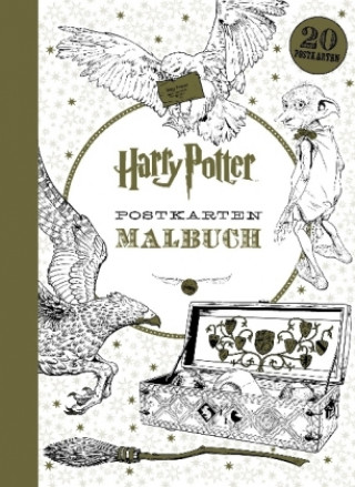 Harry Potter Postkartenmalbuch