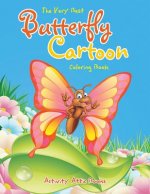 Very Best Butterfly Cartoon Coloring Book