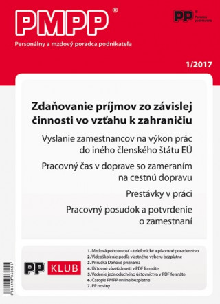 PMPP 1/2017 Zdaňovanie príjmov zo závislej činnosti vo vzťahu k zahraničiu