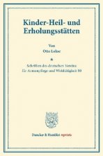 Kinder-Heil- und Erholungsstätten.