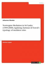 Norwegian Mediation in Sri Lanka (1999-2008). Applying Zartman & Touval's typology of mediator roles