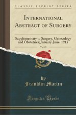 International Abstract of Surgery, Vol. 20