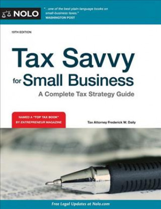 TAX SAVVY FOR SMALL BUSINESS