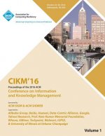 CIKM 16 ACM Conference on Information and Knowledge Management Vol 1