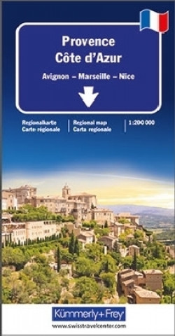 Straßenkarte Frankreich Bl. 15: Provence - Côte d'Azur 1:200 000