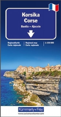 Straßenkarte Frankreich Korsika 1 : 150 000