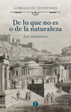 DE LO QUE NO ES O DE LA NATURALEZA
