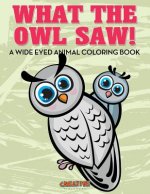 What the Owl Saw! a Wide Eyed Animal Coloring Book