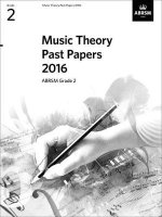 Music Theory Past Papers 2016, ABRSM Grade 2