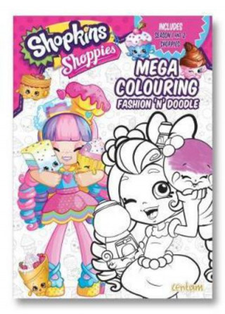 Shopkins Shoppies Mega Colouring Book