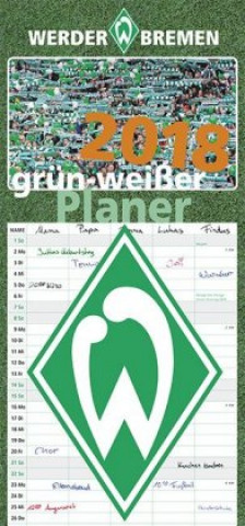 Grün-weißer Planer 2018