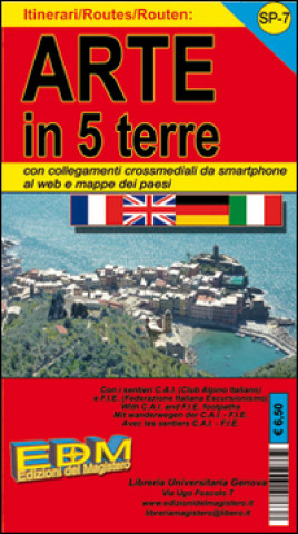 SP-7 carte 5 Terre. Carte dei sentieri di Liguria