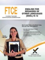 2017 FTCE English for Speakers of Other Languages (Esol) K-12 (047)