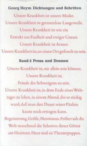 Dichtung und Schriften Bd. 2: Prosa und Dramen