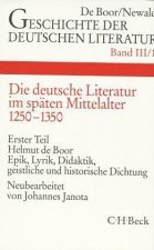 Die deutsche Literatur im späten Mittelalter. Tl.1