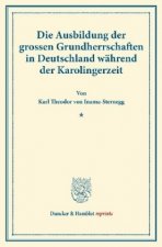 Die Ausbildung der grossen Grundherrschaften in Deutschland während der Karolingerzeit.