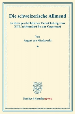 Die schweizerische Allmend