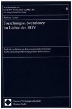 Forschungssubventionen im Lichte des EGV