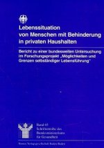 Lebenssituation von Menschen mit Behinderung in privaten Haushalten