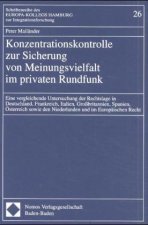 Konzentrationskontrolle zur Sicherung von Meinungsvielfalt im privaten Rundfunk