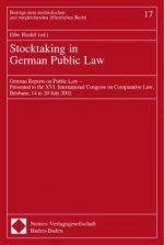 Stocktaking in German Public Law