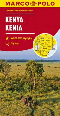 MARCO POLO Länderkarte Kenia 1:1 000 000
