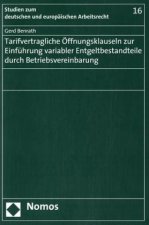 Tarifvertragliche Öffnungsklauseln zur Einführung variabler Entgeltbestandteile durch Betriebsvereinbarung