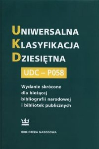 Uniwersalna Klasyfikacja Dziesietna UDC-PO58