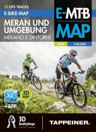 E-Bike-Karte Meran und Umgebung 1 : 35 000