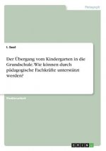 UEbergang vom Kindergarten in die Grundschule. Wie koennen durch padagogische Fachkrafte unterstutzt werden?