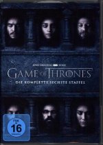 Game of Thrones. Staffel.6, 5 DVDs