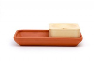 Terracotta Schreibtisch-Organizer