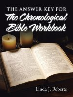 Answer Key for the Chronological Bible Workbook