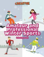 Amateur and Professional Winter Sports Coloring Book