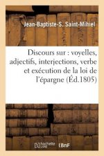 Discours Sur: Voyelles, Adjectifs, Interjections, Verbe, Execution de la Loi d'Epargne