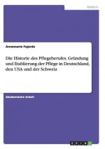 Historie des Pflegeberufes. Grundung und Etablierung der Pflege in Deutschland, den USA und der Schweiz