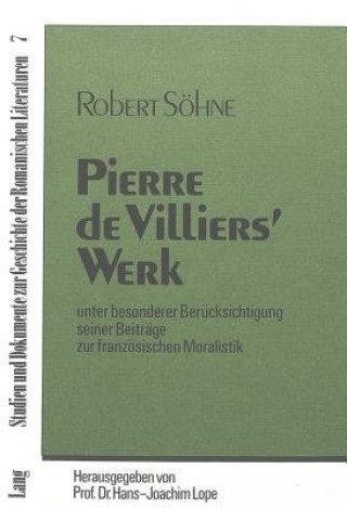 Pierre de Villiers' Werk