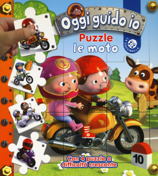 Le moto. Oggi guido io. Libro puzzle