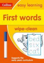 First Words Age 3-5 Wipe Clean Activity Book