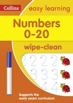 Numbers 0-20 Age 3-5 Wipe Clean Activity Book