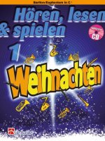 Hören, lesen & spielen 1 - Weihnachten. Bariton, Euphonium