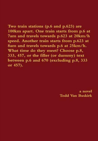 Two Train Stations (p.6 and p.623) are 100km Apart. One Train Starts from p.6 at 7am and Travels Towards p.623 at 20km/h Speed. Another Train Starts f