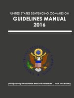 United States Sentencing Commission - Guidelines Manual - 2016 (Effective November 1, 2016)