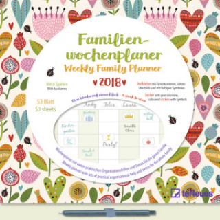 Familien Wochenplaner Flowers 2018