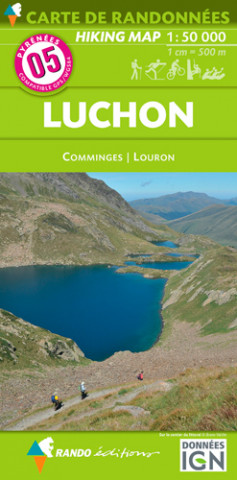 Pyrénées carte 5 Luchon - Comminges - Louron 1:50 000